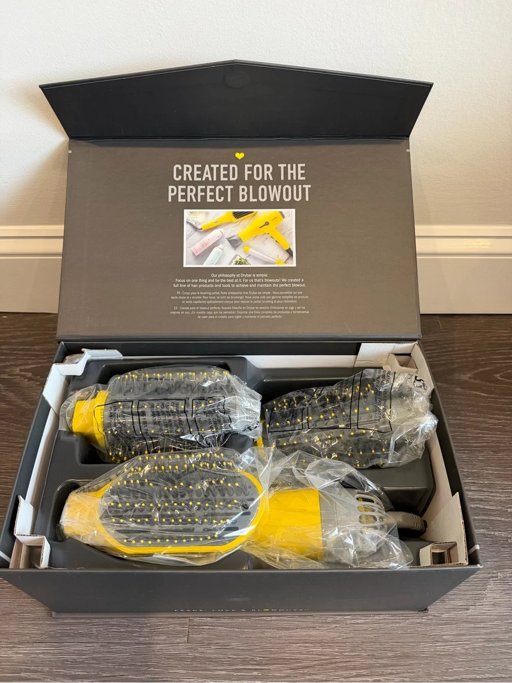 The Triple Shot Interchangeable Blow-Dryer Brush Set by drybar